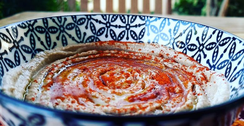 Hummus de berenjena y nueces 