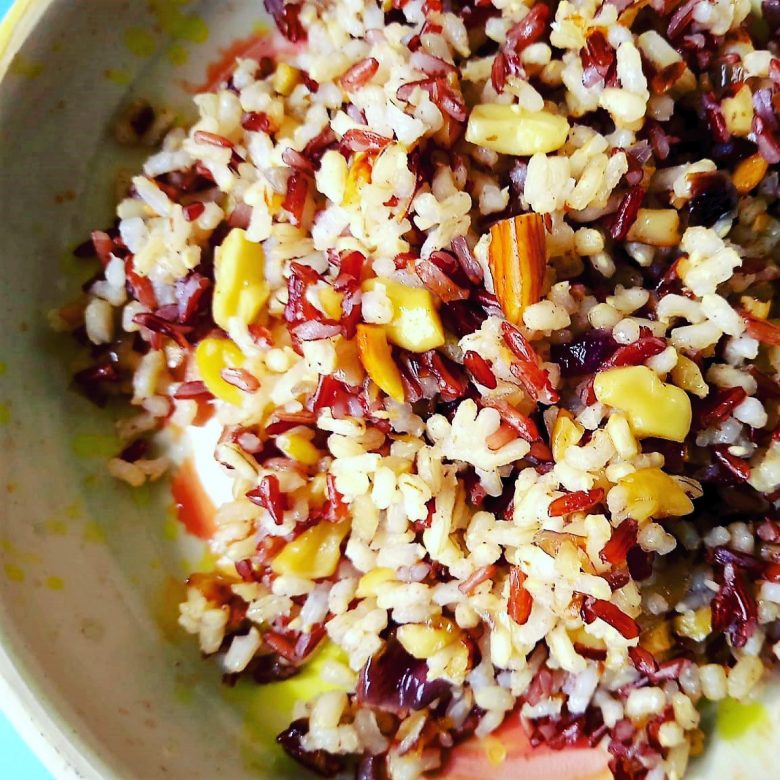 Arroz pilaf o pilaw con frutos secos